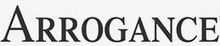 Arrogance Logo