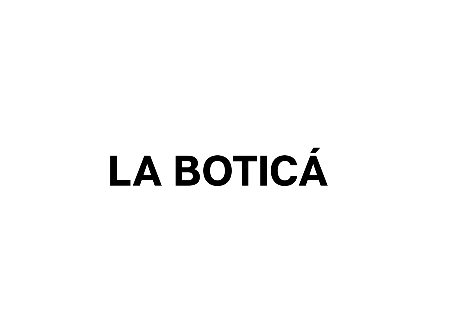 La Boticá Logo