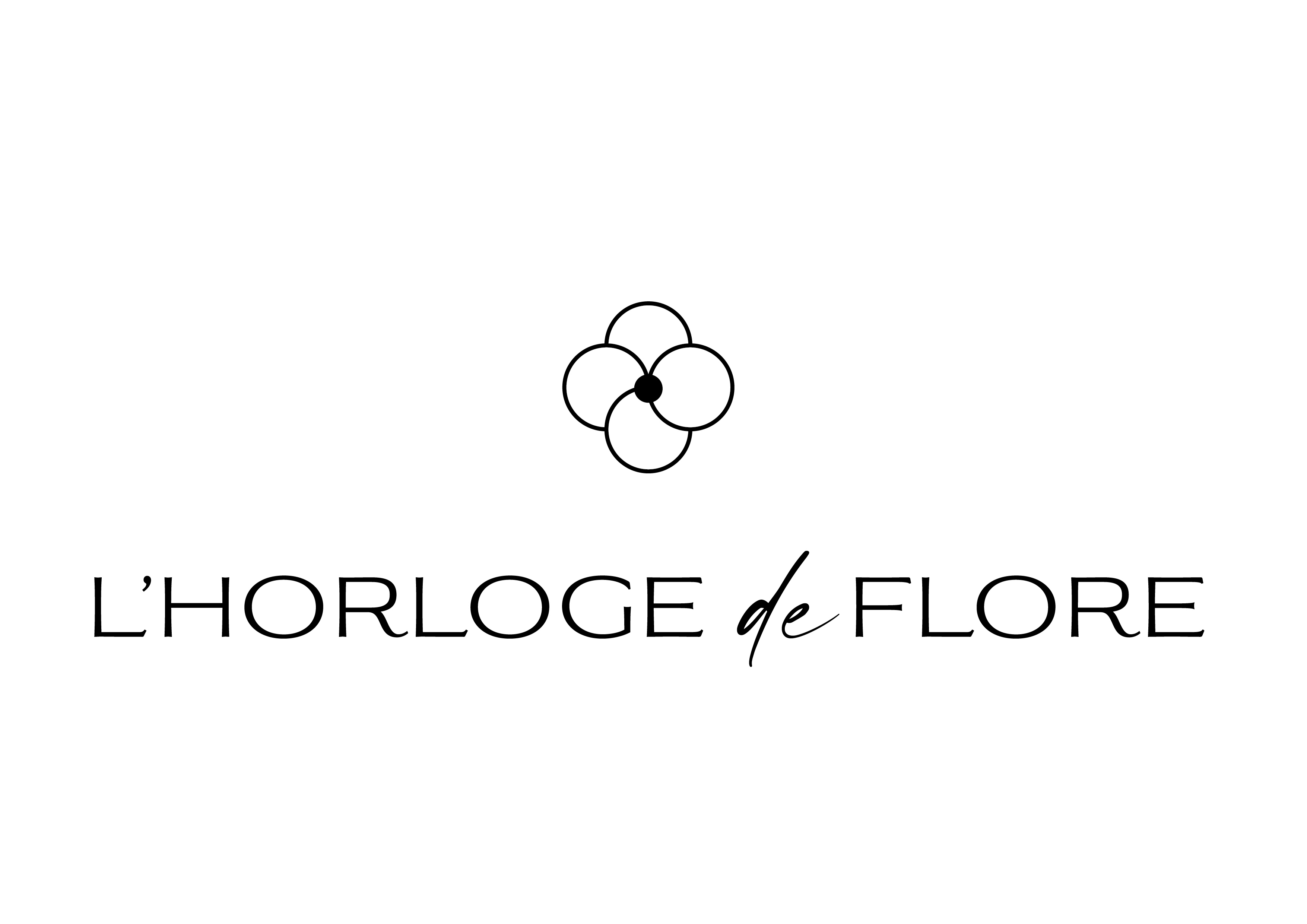 L'Horloge de Flore Logo