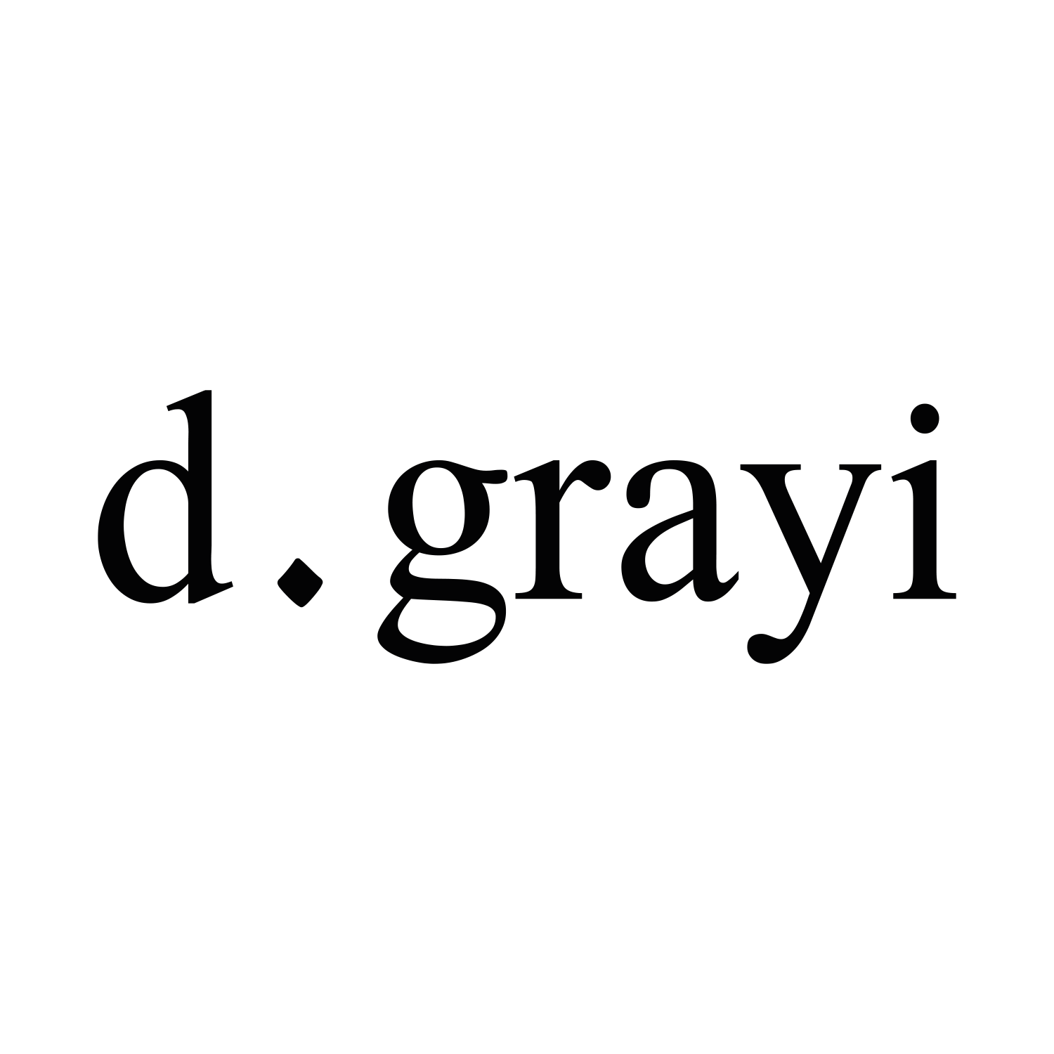 d.grayi Logo