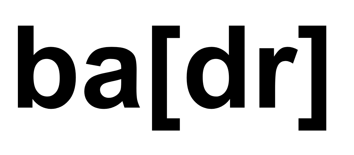 ba[dr] Logo