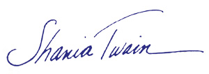 Shania Twain Logo