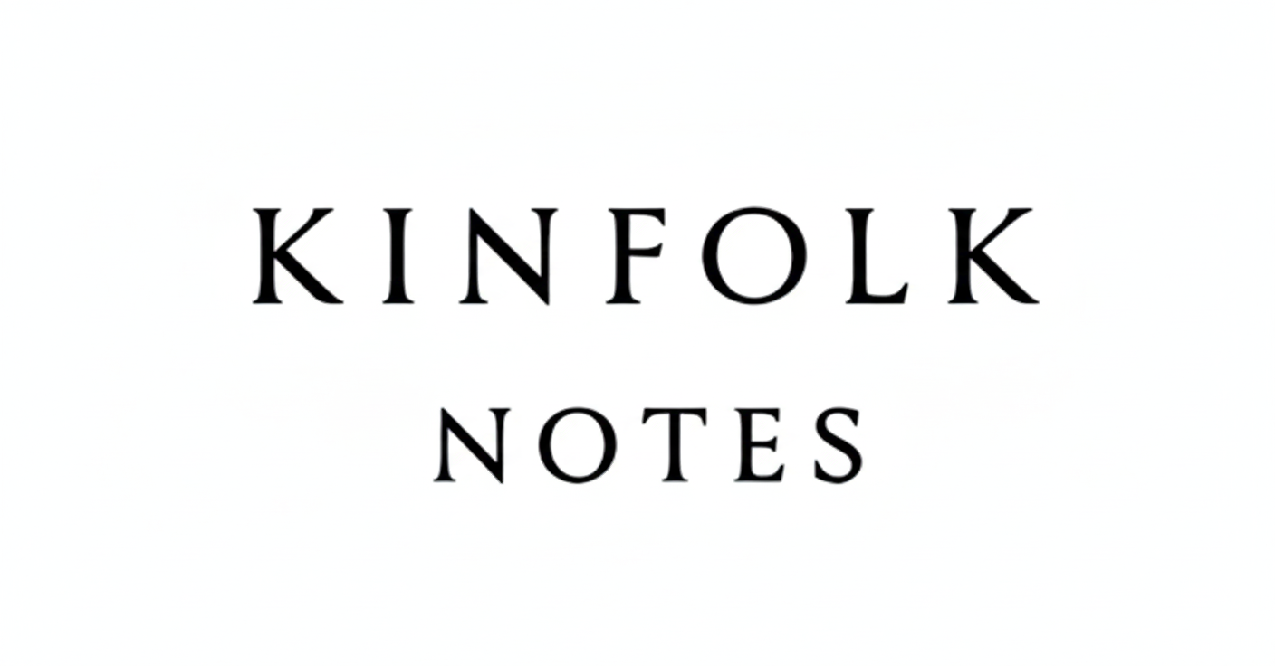 KINFOLK NOTES Logo