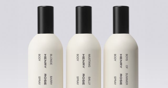 Henry Rose představuje tělové spreje: Blonde Barry, Boys of Summer a Mustang Sally