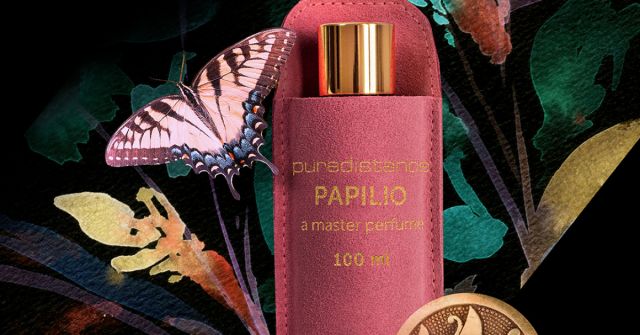 Kvetoucí magnólie a štěstí v jarním vzduchu: Puredistance Papilio