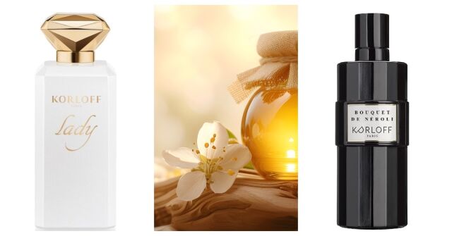 Lady Korloff In White a Bouquet de Neroli: Dvě bílé květinově-medové vůně od Korloff Paris
