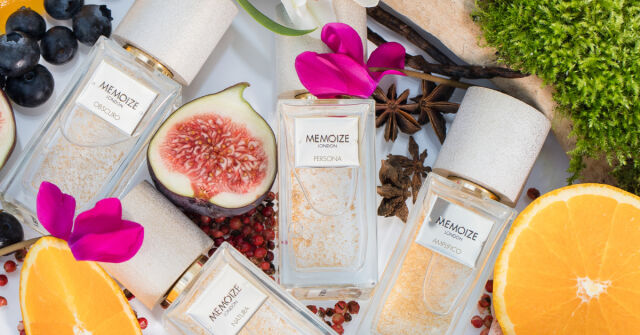 Šest zesilovačů vůně od Memoize London