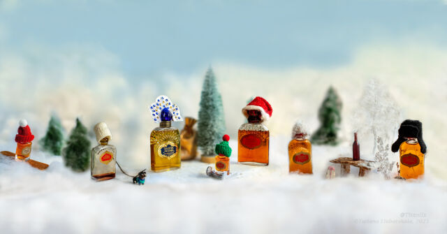 Jedna rodina parfémů na Nový rok