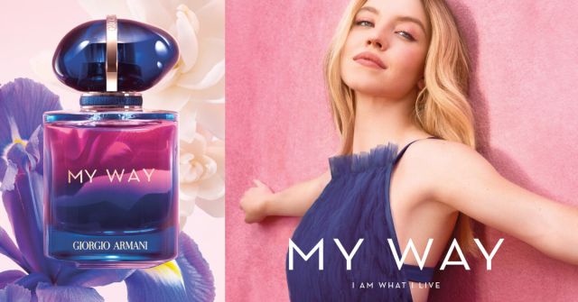 Sydney Sweeney, tvář MY WAY od Giorgia Armaniho