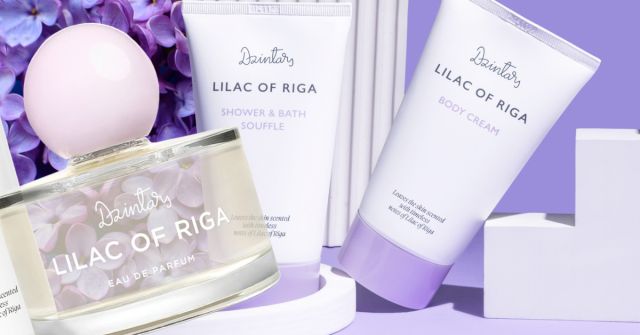 Lilac of Riga Dzintars obdržel koupelovou a tělovou řadu