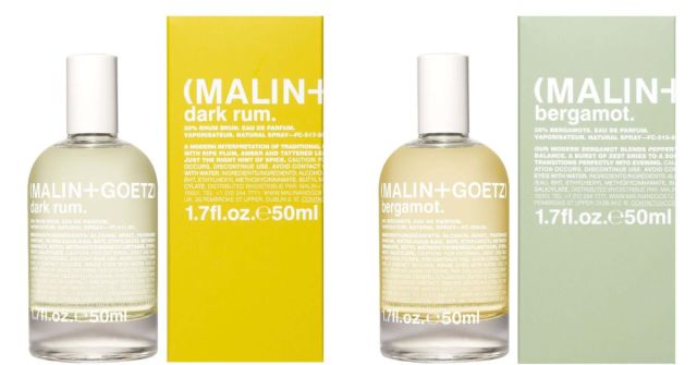 Dva skvosty od Malin+Goetz: Dark Rum and Bergamot