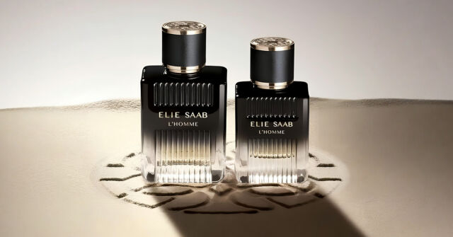 Elie Saab L’Homme: Oholený vintage