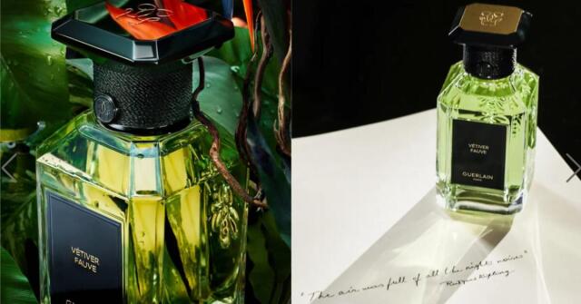 Guerlain Vétiver Fauve: Opice v koženém obleku pojídající fíky, nebo fík s opičí maskou?