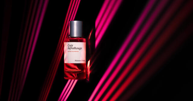 Cuir InfraRouge Extrait de Parfum: Fialově zářící kůže od Maison Crivelli