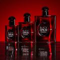 Yves Saint Laurent Black Opium Eau de Parfum Over Red