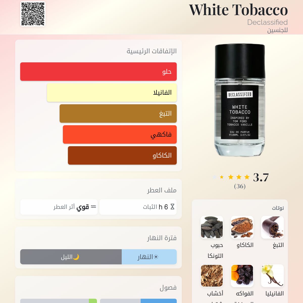 declassified white tobacco White Tobacco Declassified عطر