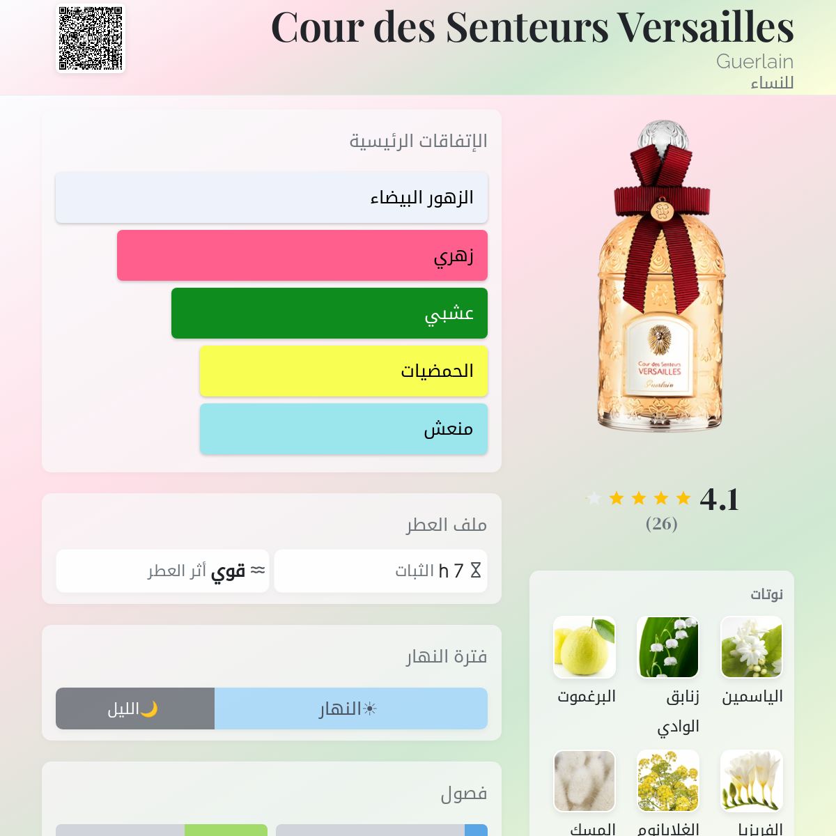 Cour des Senteurs Versailles Guerlain عطر - a fragrance للنساء 2013