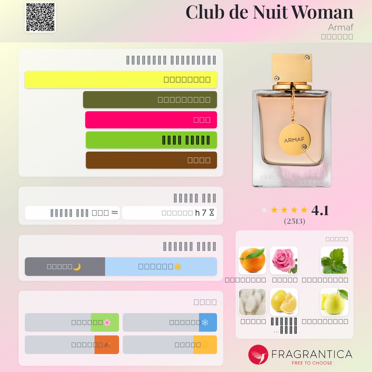Armaf Urban Club De Nuit Woman Fragrantica Untold Club De Nuit