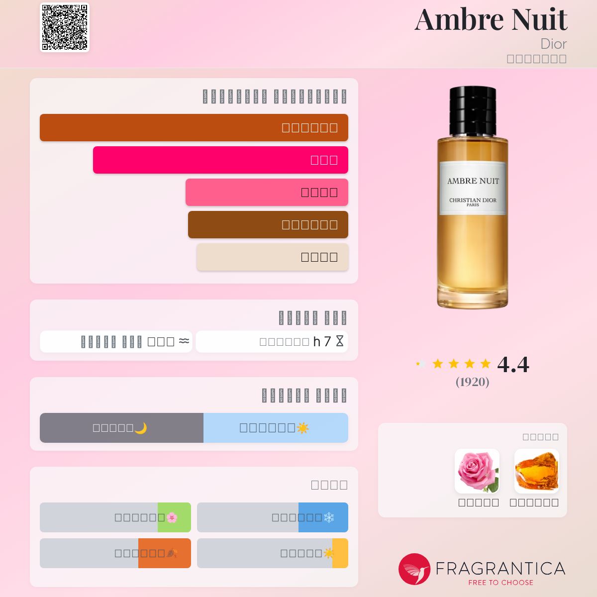 Ambre Nuit Dior عطر a fragrance للجنسين 2018