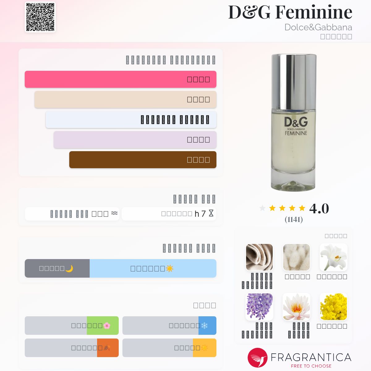 D&G Feminine Dolce&Gabbana عطر a fragrance
