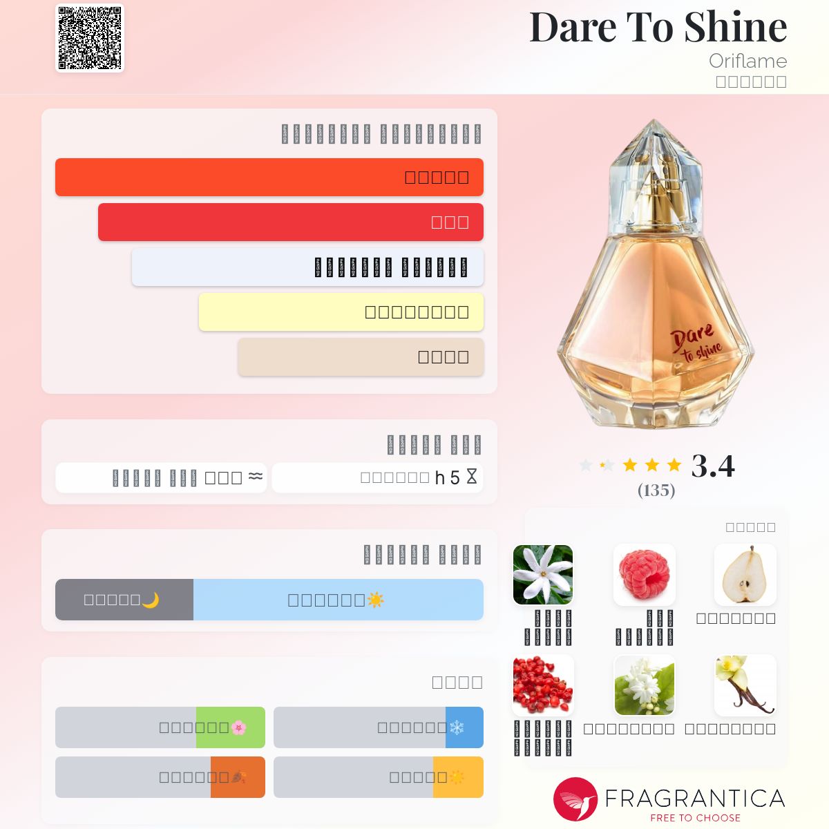Oriflame Cosmetics Dare To Shine Parfum Oriflame Jual Parfum Dare