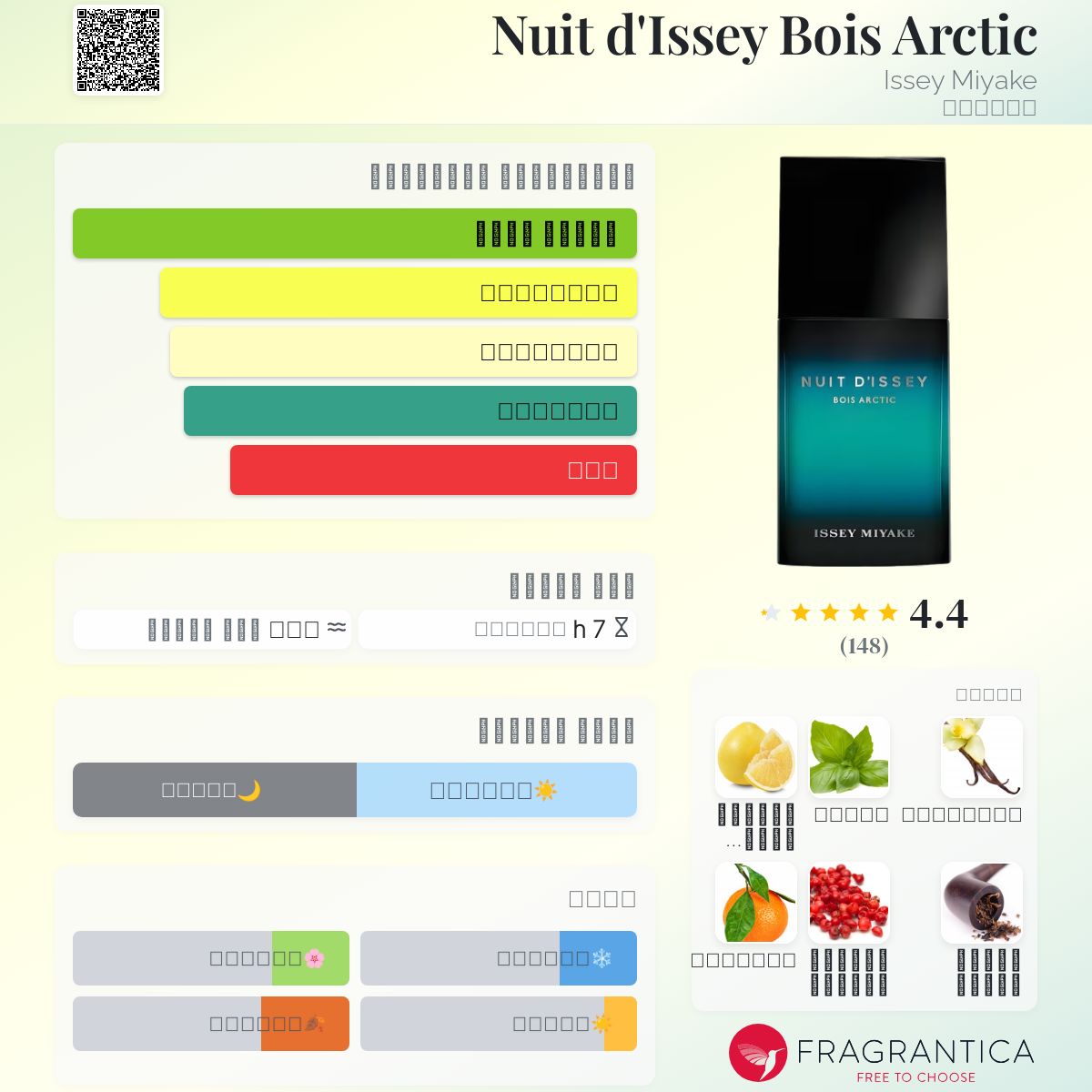 Nuit d'Issey Bois Arctic Issey Miyake ماء كولونيا a - Main Image