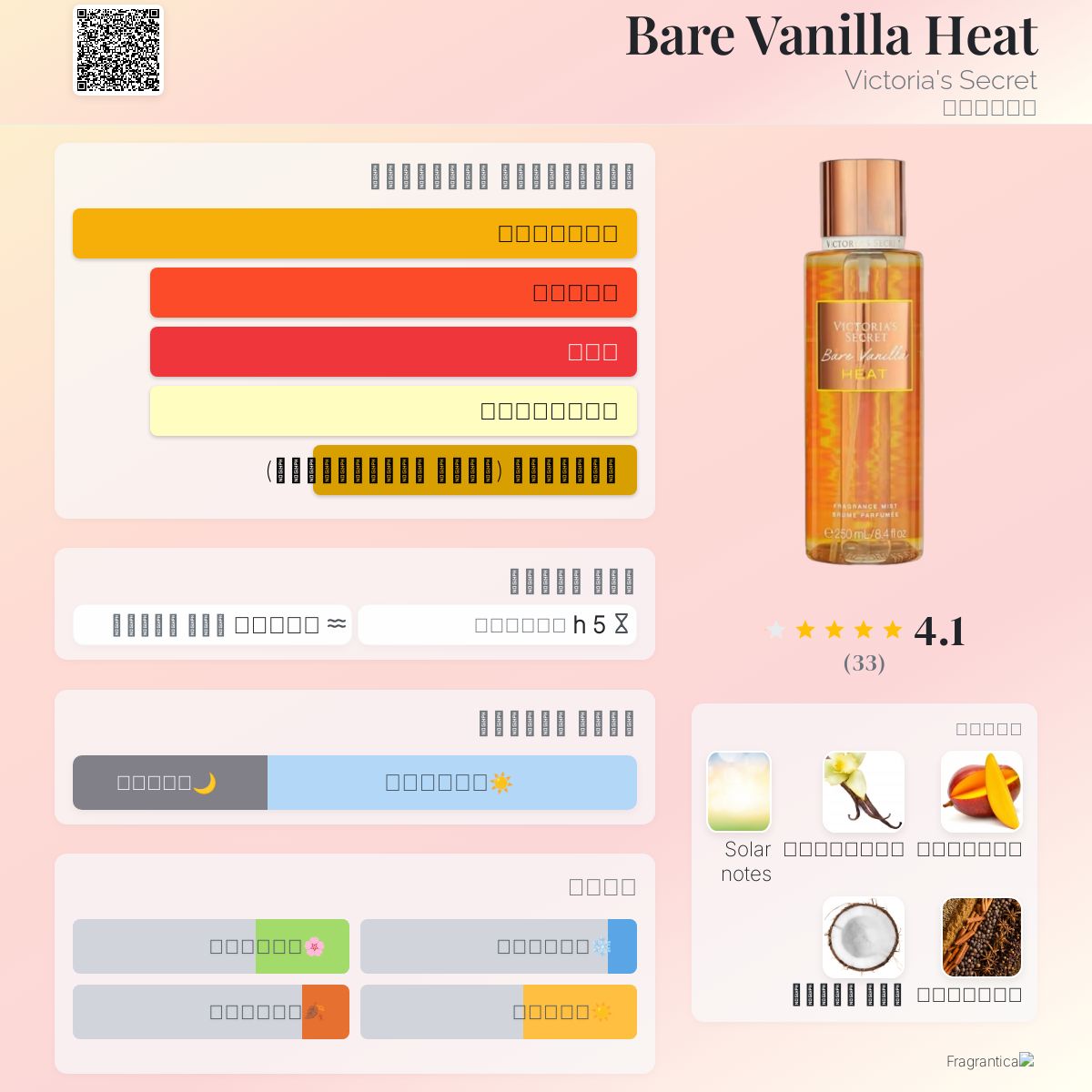 Bare Vanilla Heat Victoria's Secret عطر a fragrance