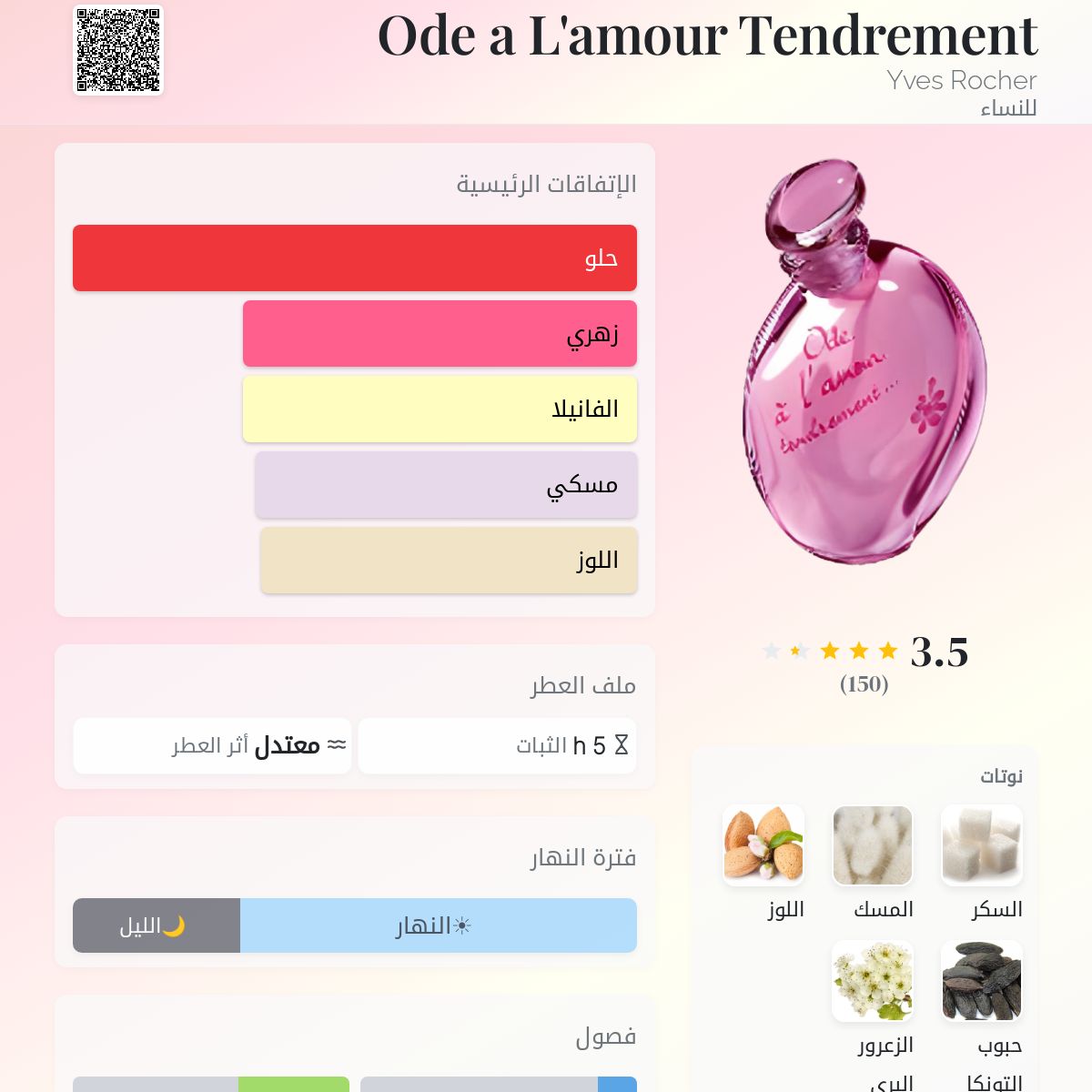 Eau De Toilette Ode à La Vie Yves Rocher - 30 Ml - Spray Floral - Neuf Emballage D'origine