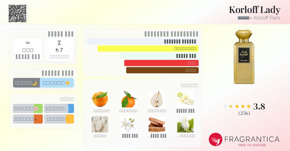 Korloff Lady Korloff Paris عطر a fragrance للنساء 2011 - Main Image