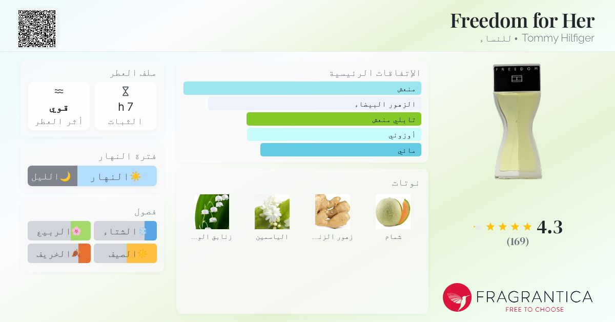 Freedom for Her Tommy Hilfiger عطر a fragrance للنساء 1999