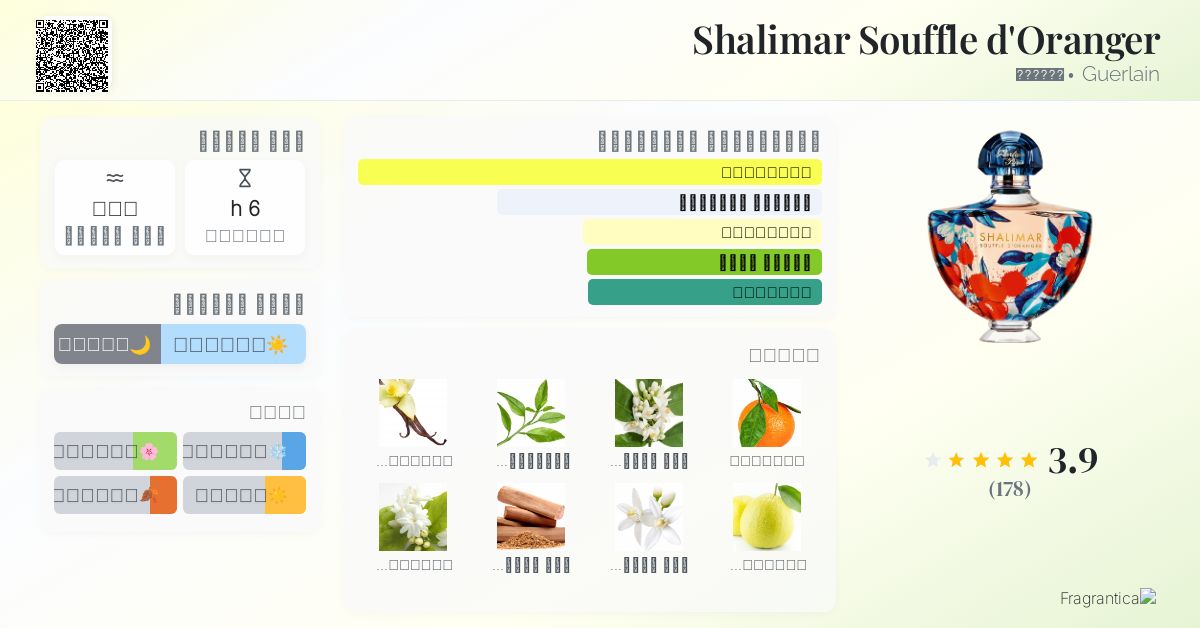 Shalimar Souffle d'Oranger Guerlain عطر a fragrance