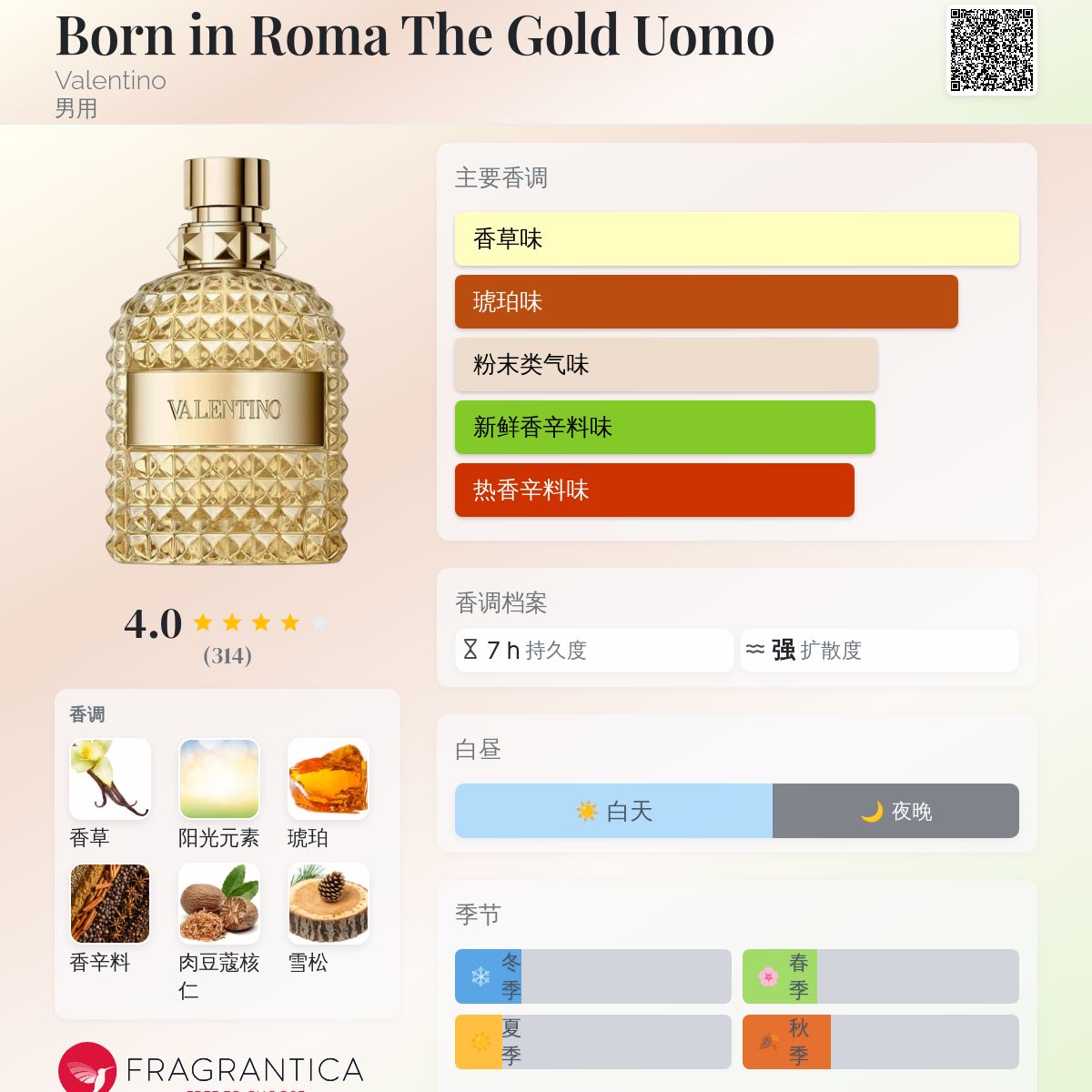 香水(男性用) VALENTINO UOMO BORN IN ROMA 100ml Valentino Born In Roma Uomo woda toaletowa dla mężczyzn