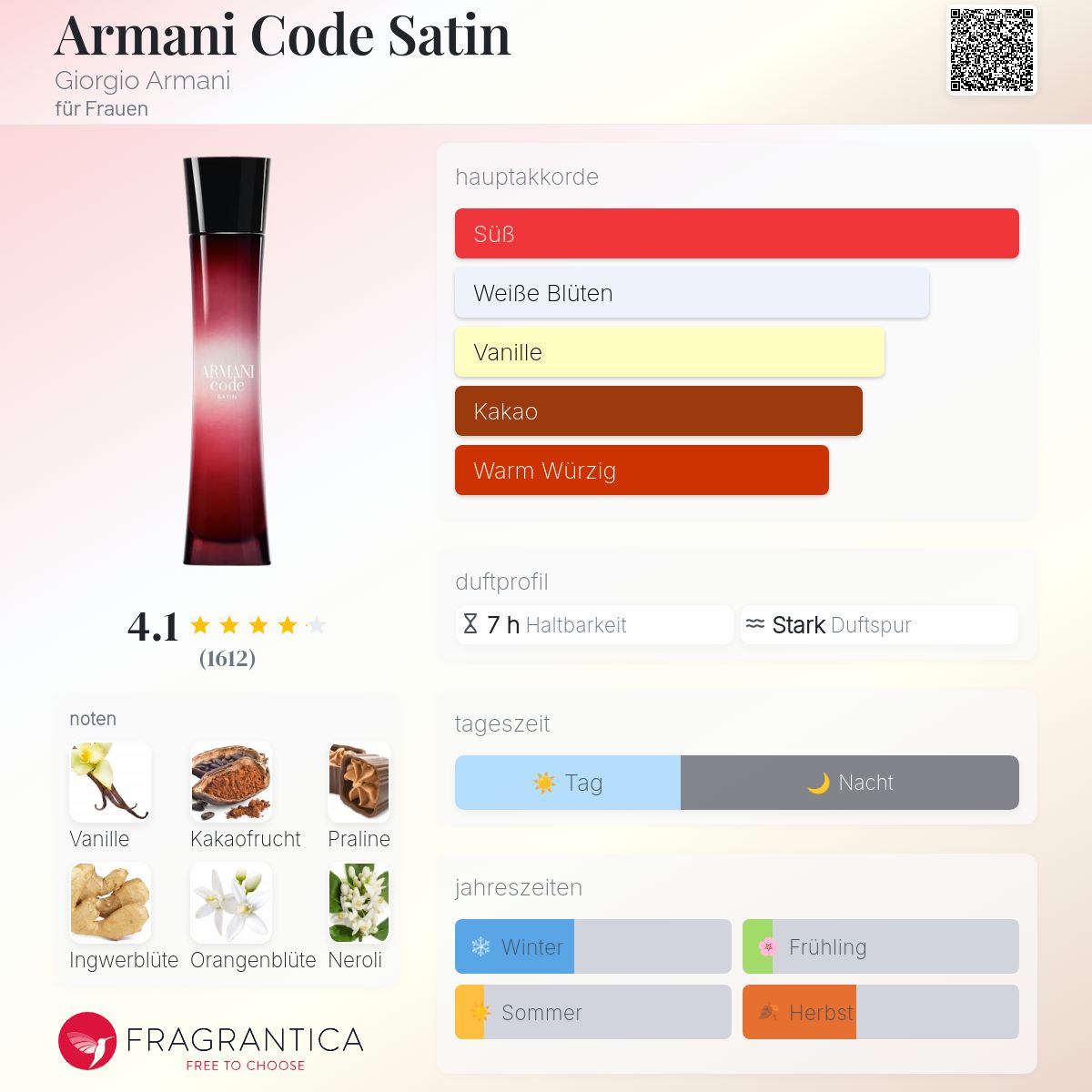 Armani Code Satin Giorgio Armani Parfum ein es Parfum für Frauen