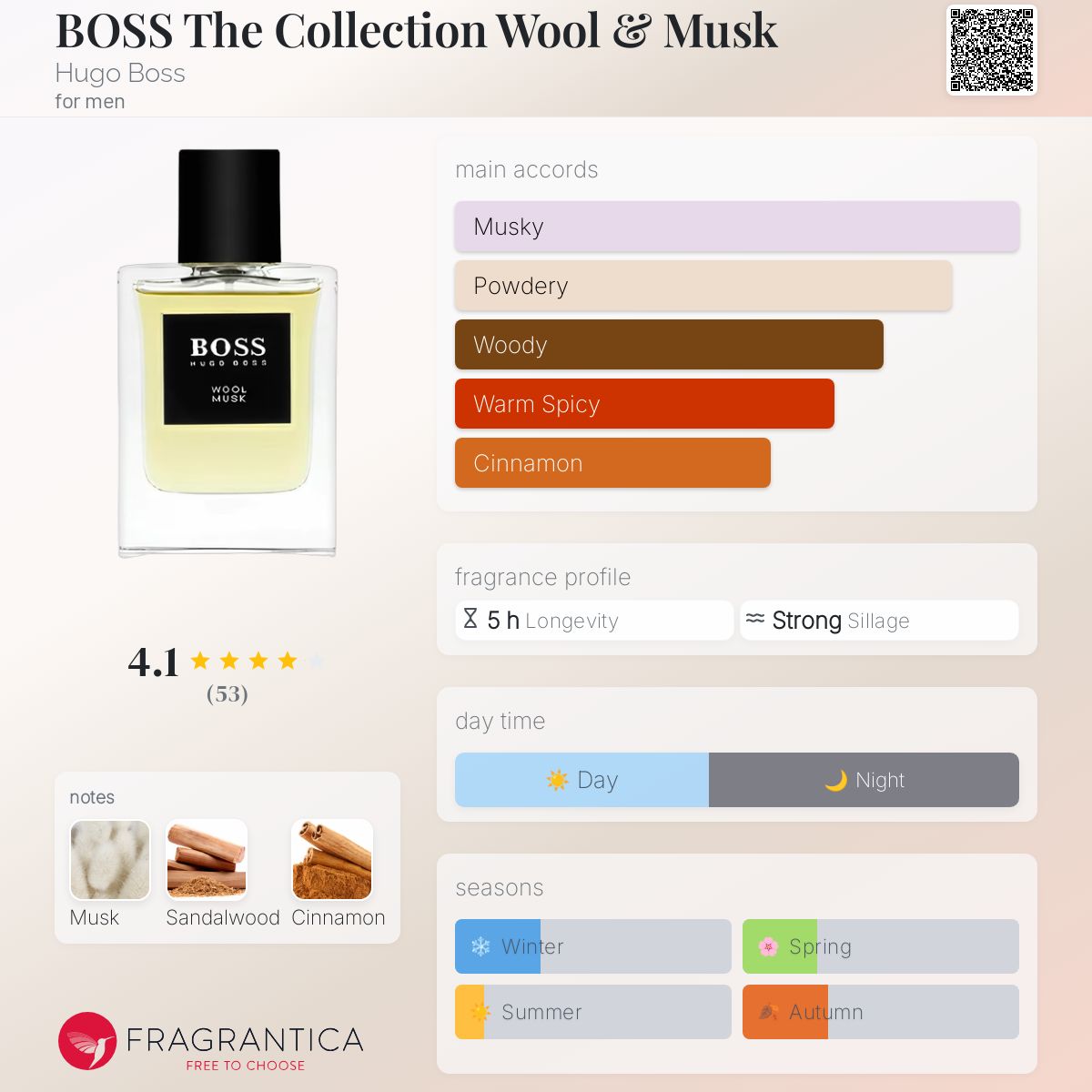 hugo boss wool musk
