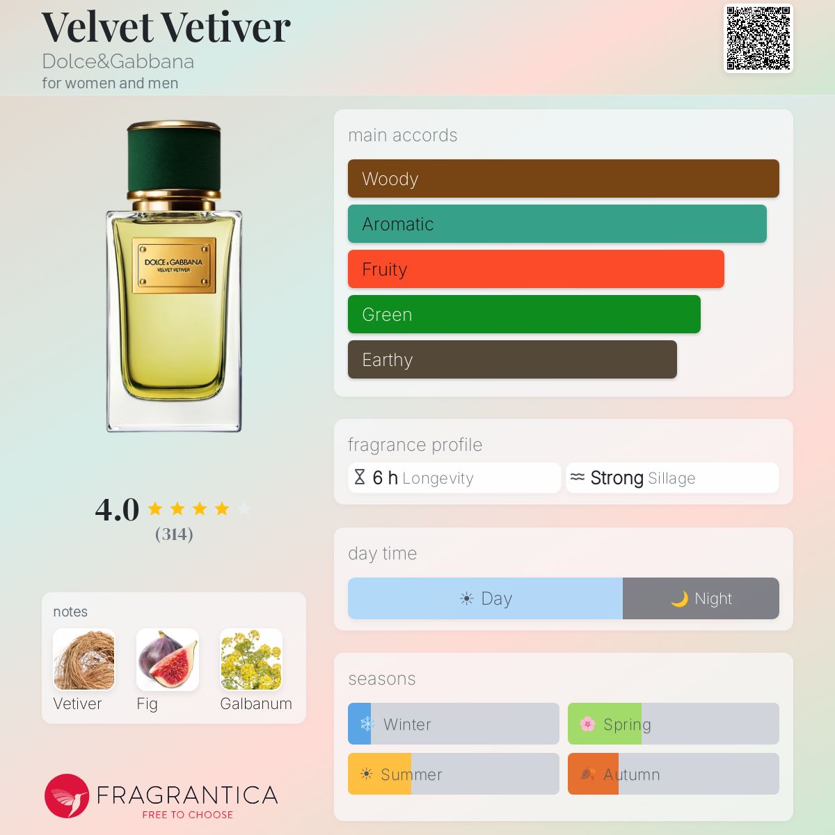 Velvet Vetiver Dolce&Gabbana perfume - a fragrance for women and
