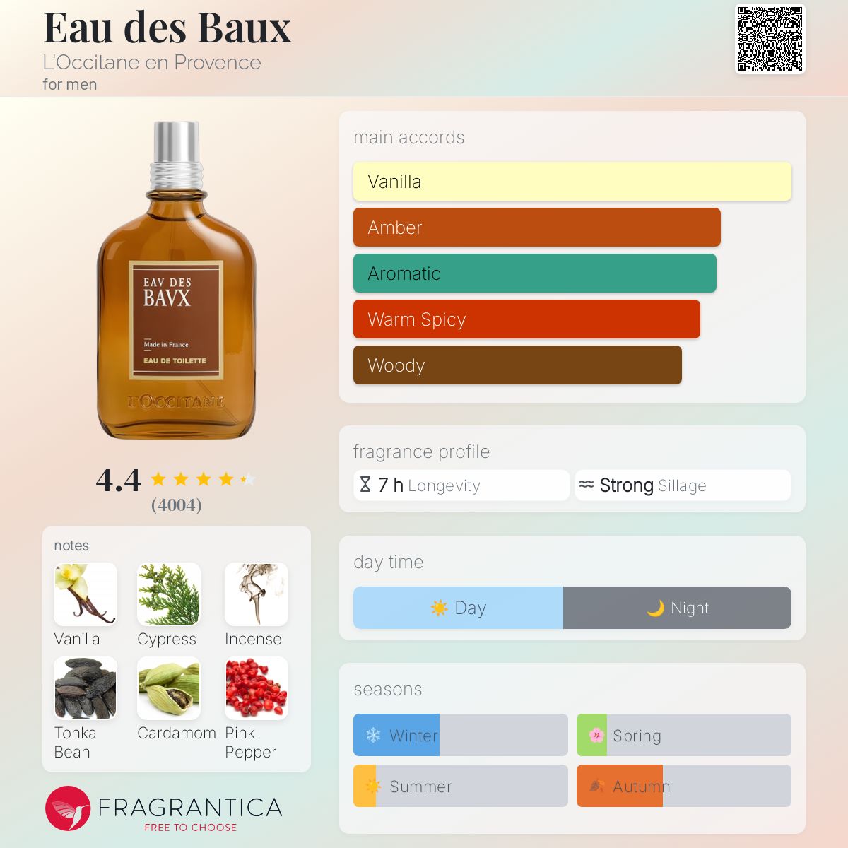 Eau des Baux L'Occitane en Provence cologne - a