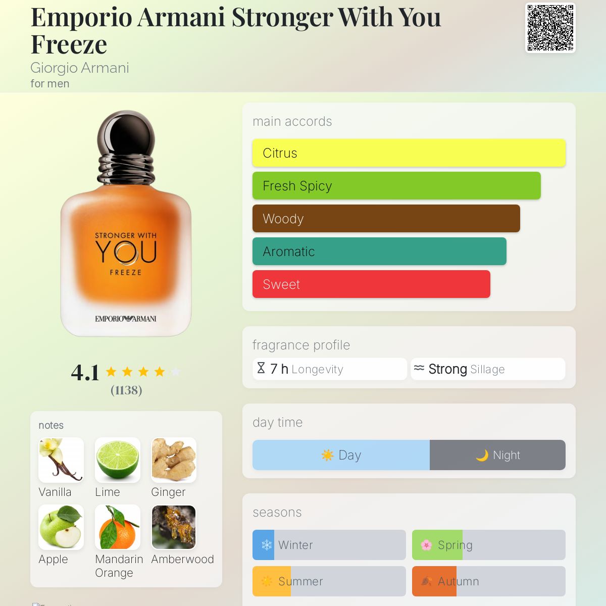 Emporio Armani Stronger With You Freeze Giorgio Armani cologne a
