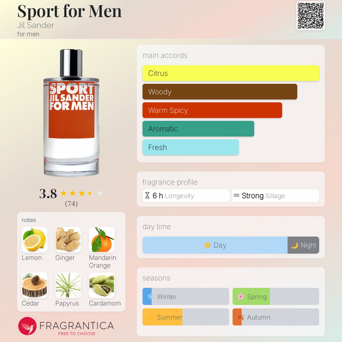 Fragrance Jil Sander Sport 30 Ml Sport For Men Jil Sander Cologne