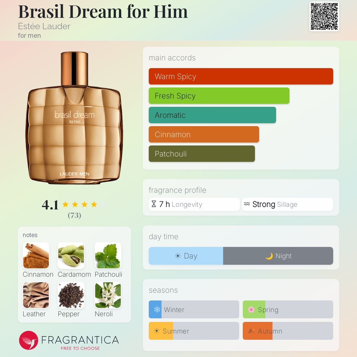 Brasil Dream for Him Estée Lauder cologne - a fragrance for men 2009