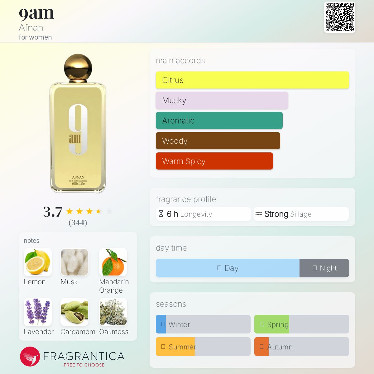 lattafa yara +afnan 9pm edp 100ml