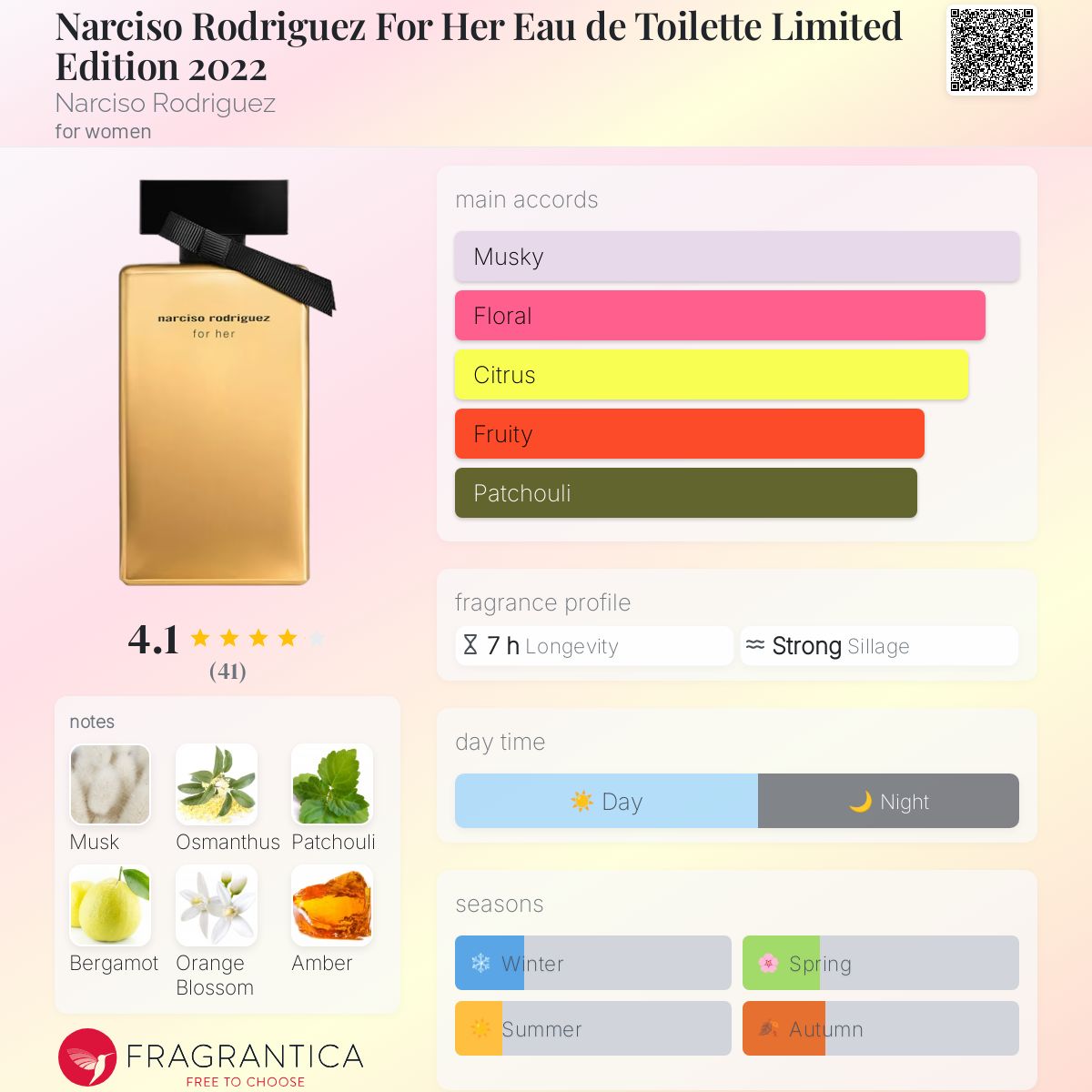 narcisorodriguez forher incolor 100ml限定版 Narciso Rodriguez for HER Limited Edition 100ml 3.3oz edt
