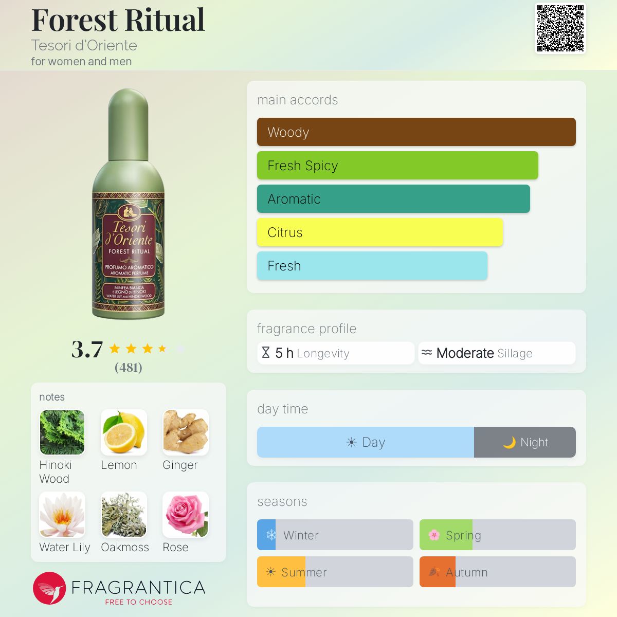 Tesori D'Oriente Forest Ritual Parfüm – Holz-Zitrus Duft, 100 Ml + Italian Gourmet Tomaten Polpa 400 G