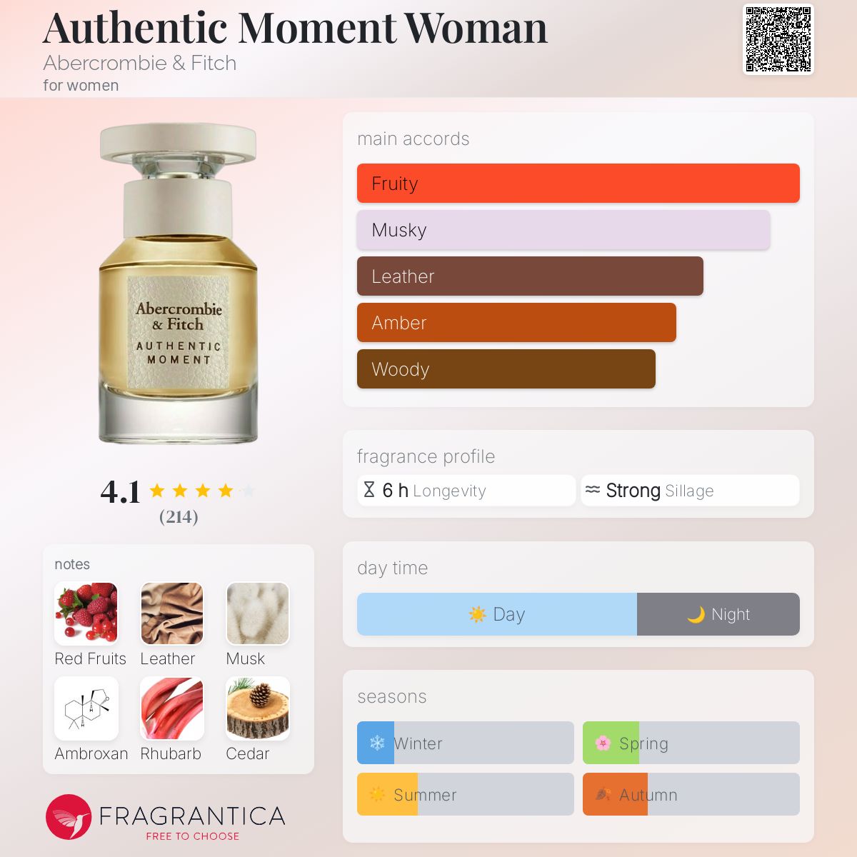 Authentic Moment Woman Abercrombie & Fitch perfume - a