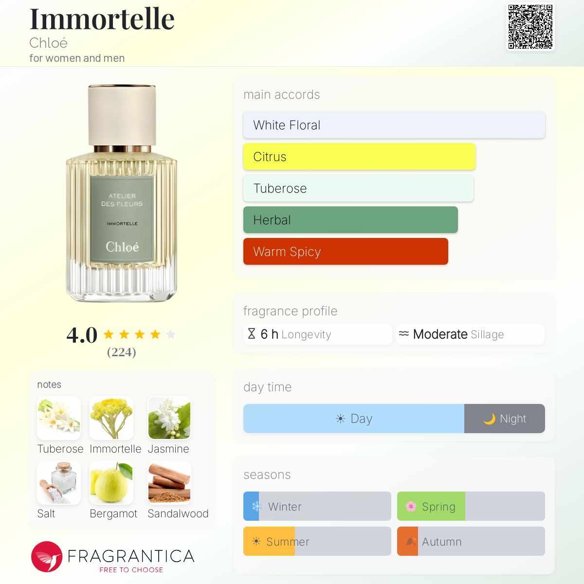Immortelle Chloé perfume - a fragrance for women and men 2023