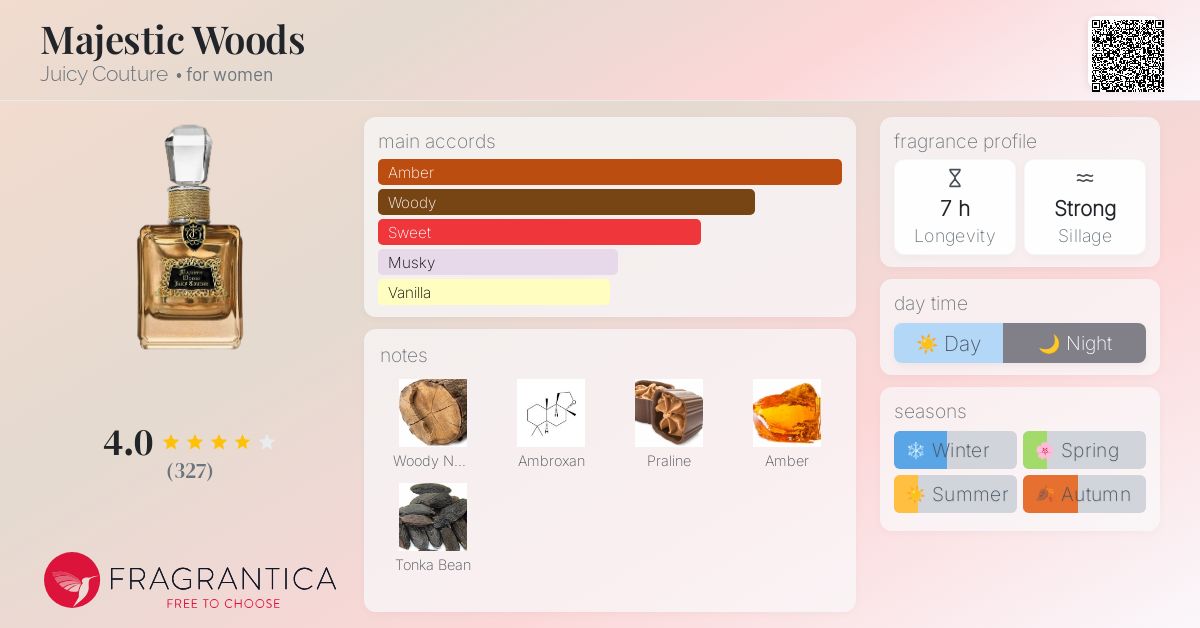 Majestic Woods Juicy Couture perfume - a fragrance for women 2017