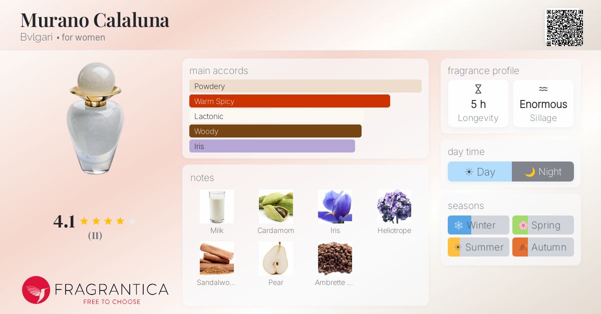 Murano Calaluna Bvlgari perfume - a fragrance for women 2018