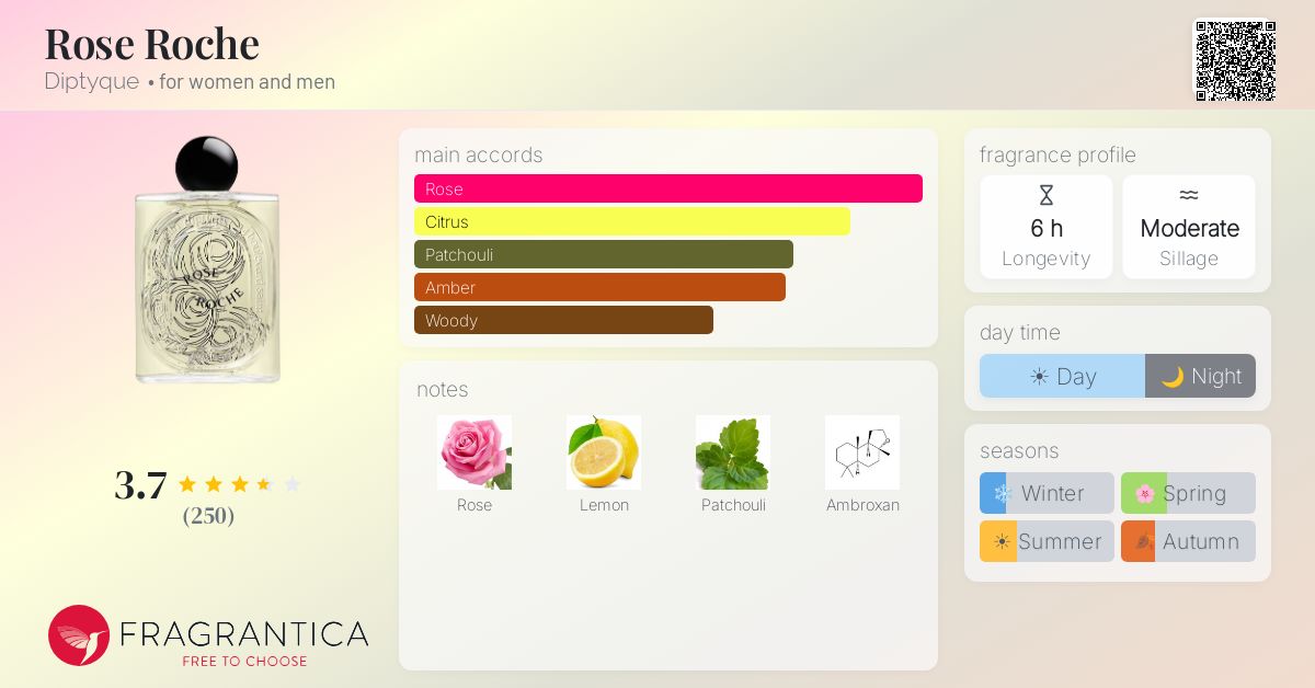 Rose Roche Diptyque perfume - a new fragrance for women and men 2024