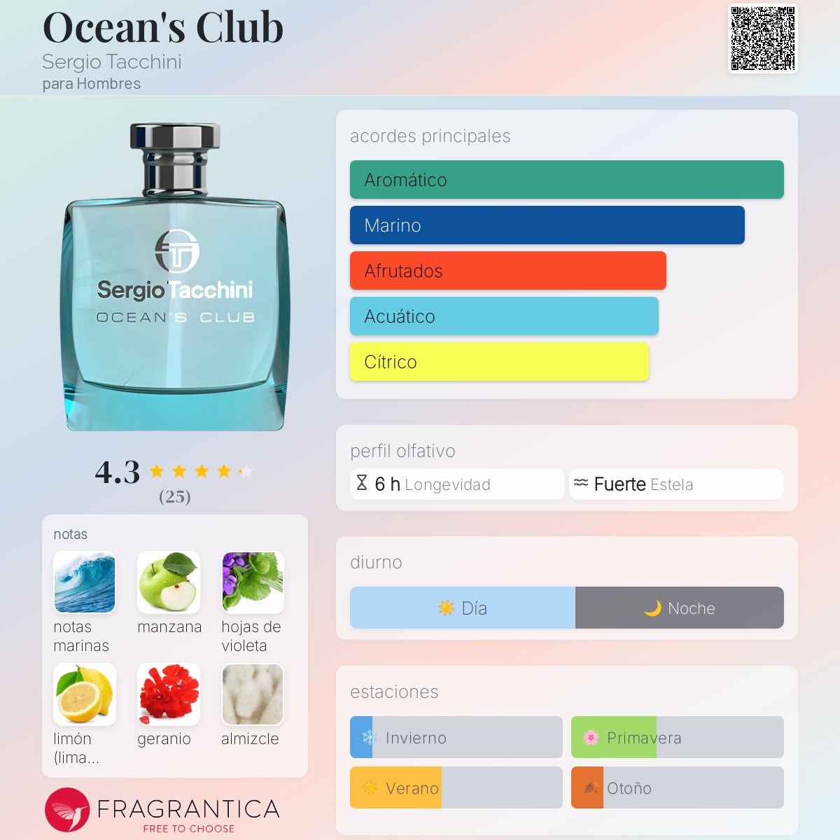 Ocean's Club Sergio Tacchini para Hombres