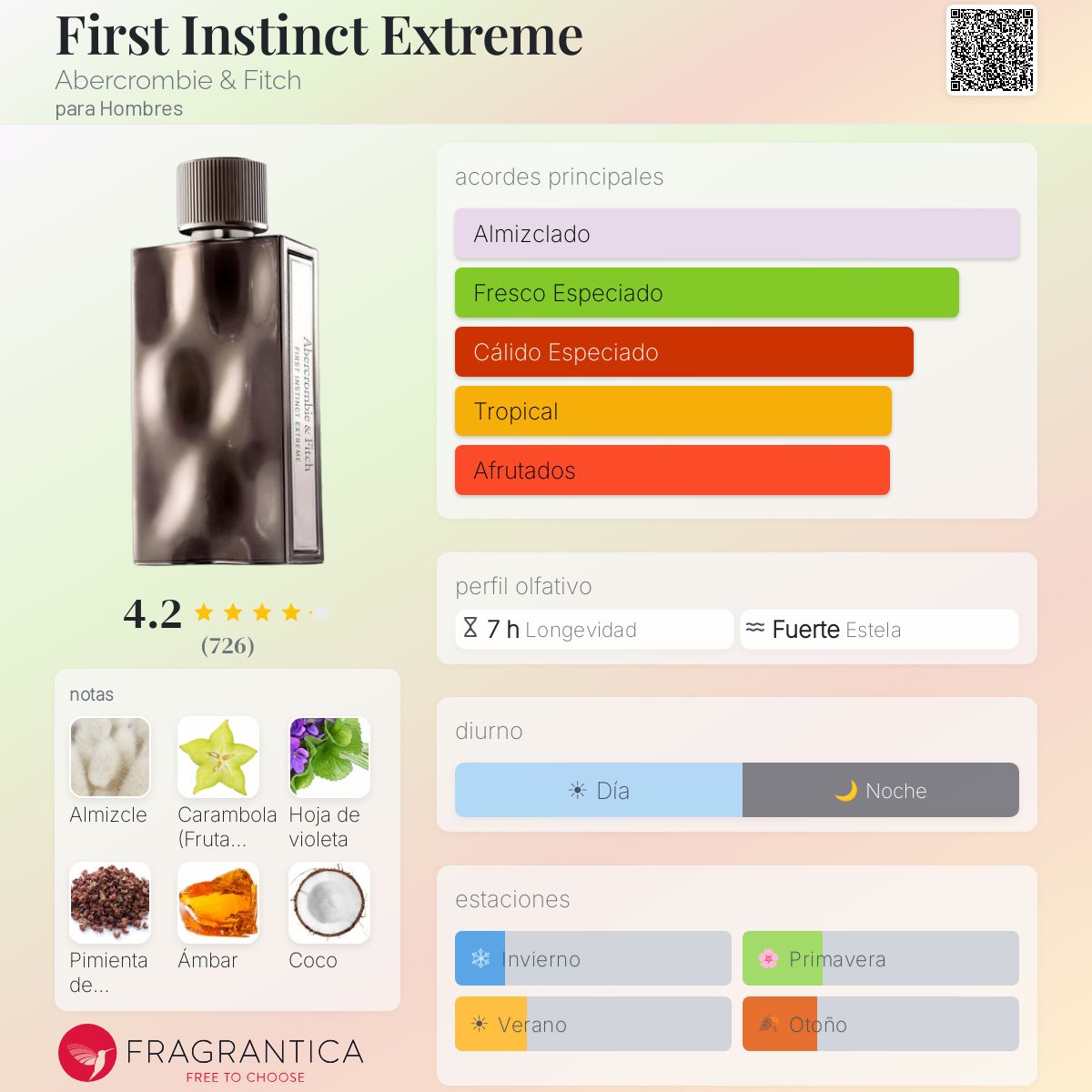 First Instinct Extreme Abercrombie & Fitch Colonia - una fragancia