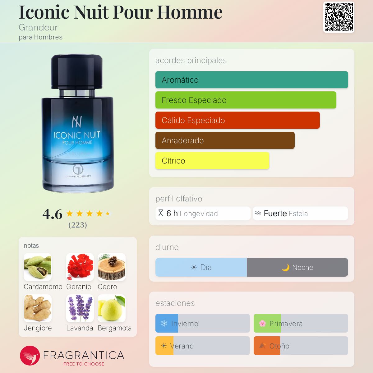 Iconic Nuit Pour Homme Grandeur Colonia - una fragancia para